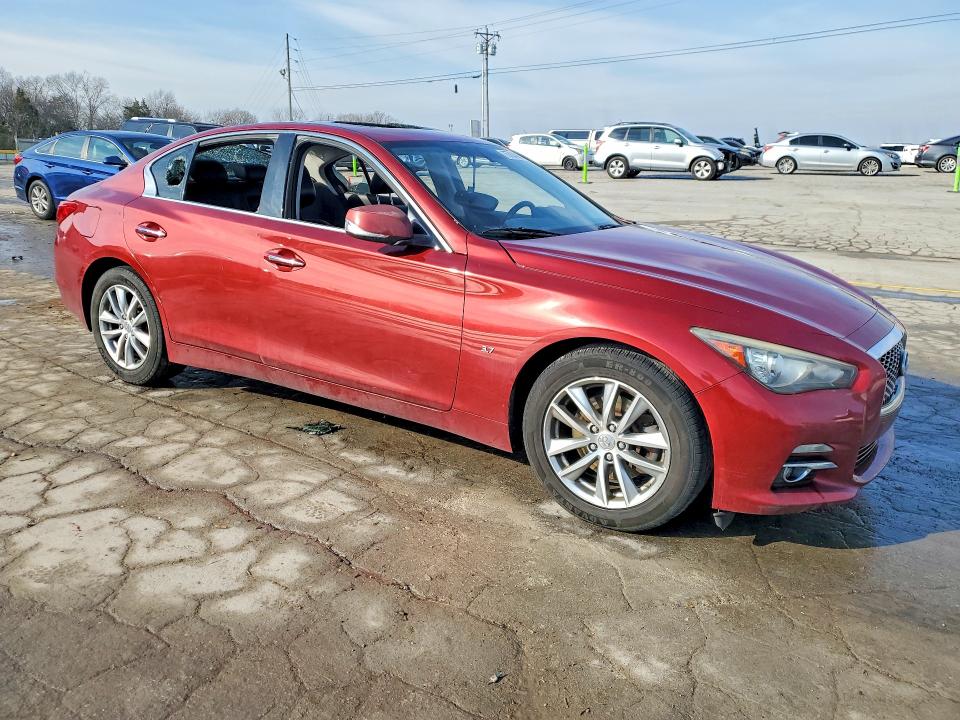 Продаж на аукціоні авто 2014 Infiniti Q50, vin: JN1BV7ARXEM704998, номер лоту: 75704895