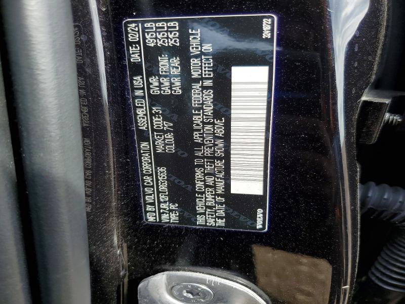 Aukcja sprzedaży 2024 Volvo S60, vin: 7JRL12FL0RG315636, numer aukcji: 77799315