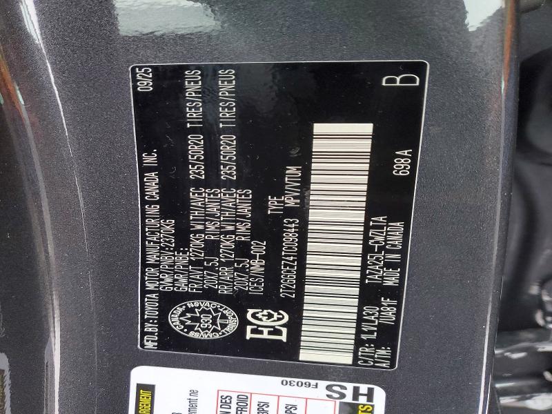 75047545 :رقم المزاد ، 2T2GGCEZ4TC098443 vin ، 2026 Lexus Nx 350 مزاد بيع