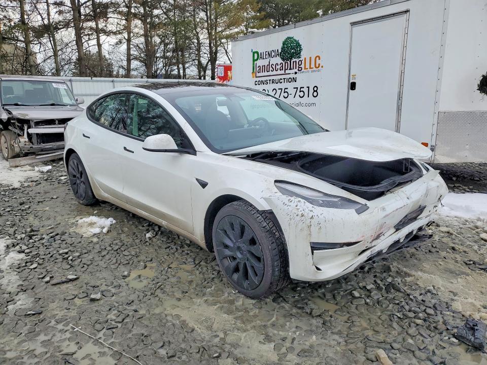 2022 Tesla Model 3 მანქანა იყიდება აუქციონზე, vin: 5YJ3E1EB0NF316599, აუქციონის ნომერი: 78593935