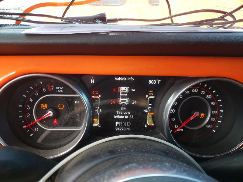 76710495 :رقم المزاد ، 1C4HJXFG5JW176800 vin ، 2018 Jeep Wrangler Unlimited مزاد بيع