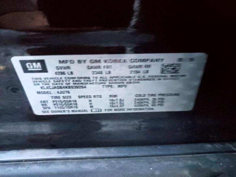 Aukcja sprzedaży 2019 Buick Encore, vin: KL4CJASB4KB939264, numer aukcji: 78975055
