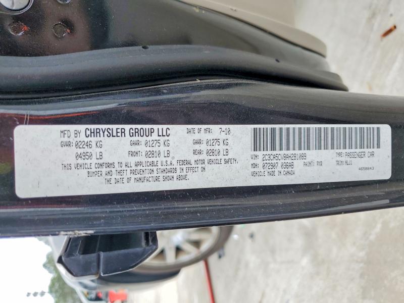 Продаж на аукціоні авто 2010 Chrysler 300, vin: 2C3CA5CV8AH281089, номер лоту: 79051115