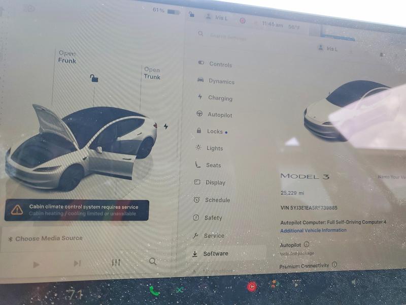 Aukcja sprzedaży 2024 Tesla Model 3, vin: 5YJ3E1EA5RF739885, numer aukcji: 76487575