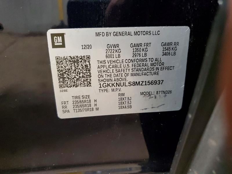 Продажа на аукционе авто 2021 Gmc Acadia, vin: 1GKKNULS8MZ156937, номер лота: 79011165
