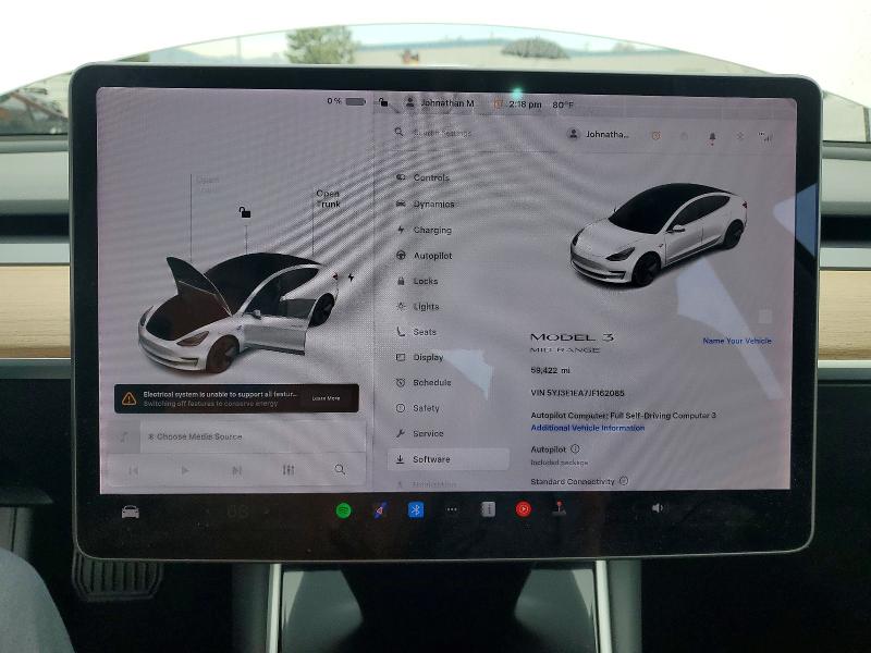 Aukcja sprzedaży 2018 Tesla Model 3, vin: 5YJ3E1EA7JF162085, numer aukcji: 76394065