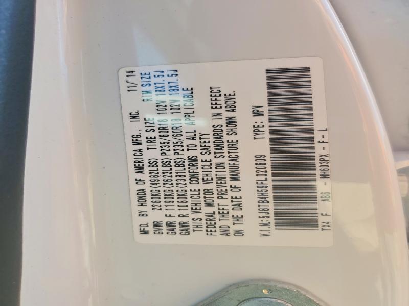 Aukcja sprzedaży 2015 Acura Rdx, vin: 5J8TB4H59FL020609, numer aukcji: 77523195
