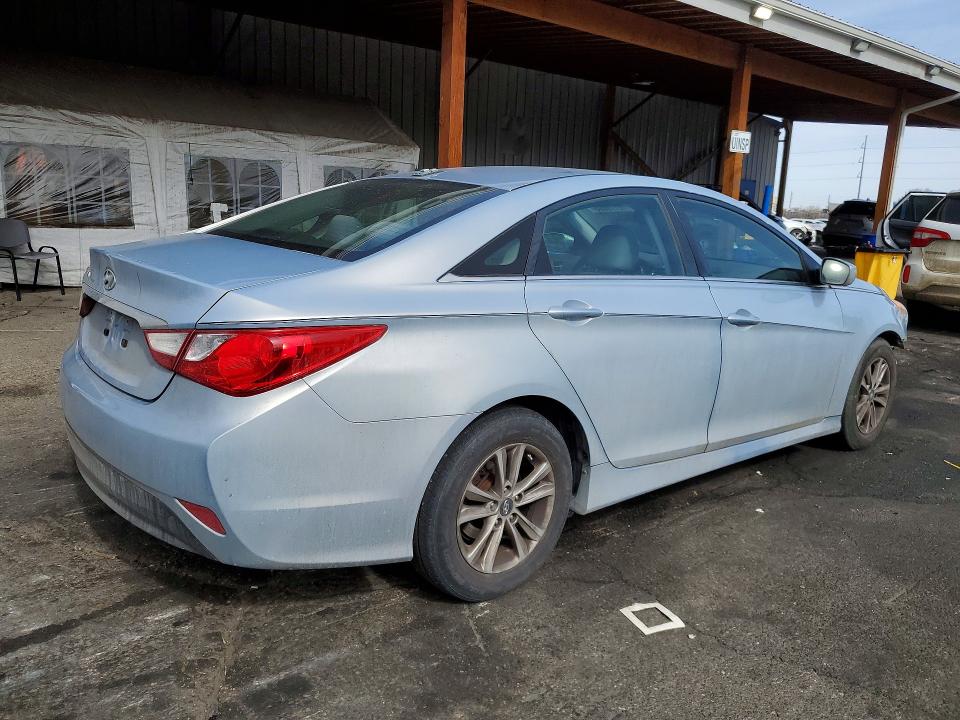 2014 Hyundai Sonata მანქანა იყიდება აუქციონზე, vin: 5NPEB4ACXEH922768, აუქციონის ნომერი: 78119095