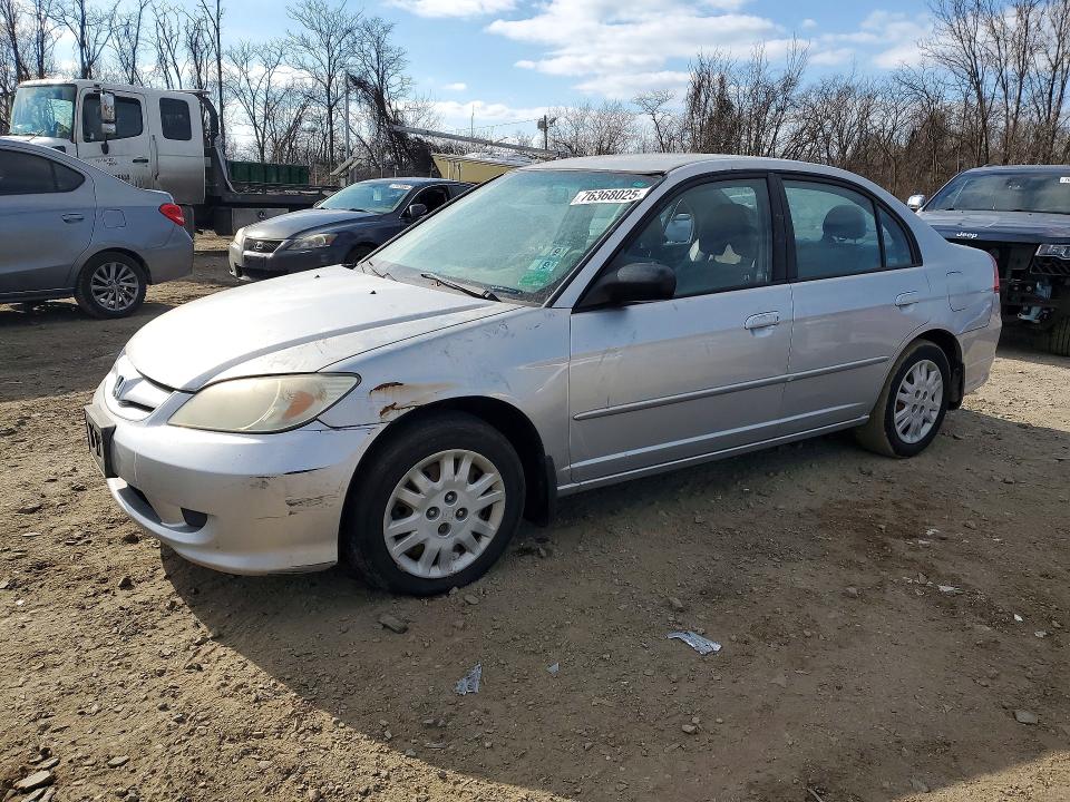 49392546 :رقم المزاد ، 2HGES16545H607435 vin ، 2005 Honda Civic مزاد بيع