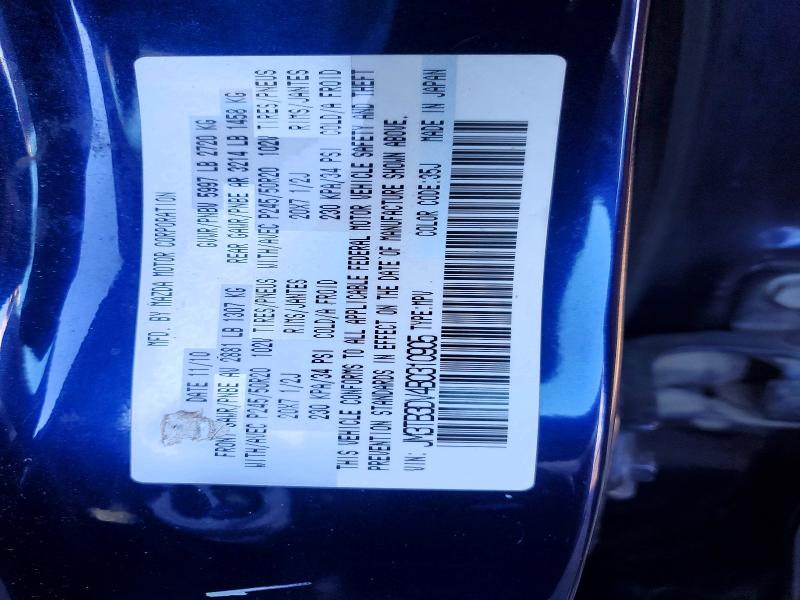 Auction sale of the 2011 Mazda Cx-9, vin: JM3TB3DV4B0310905, lot number: 75500415