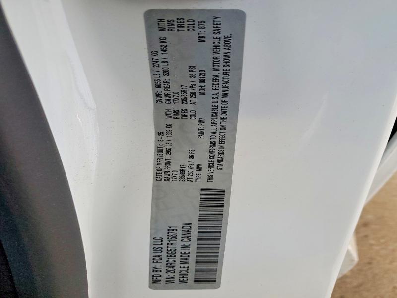 78088685 :رقم المزاد ، 2C4RC1BG5TR168791 vin ، 2026 Chrysler Pacifica مزاد بيع