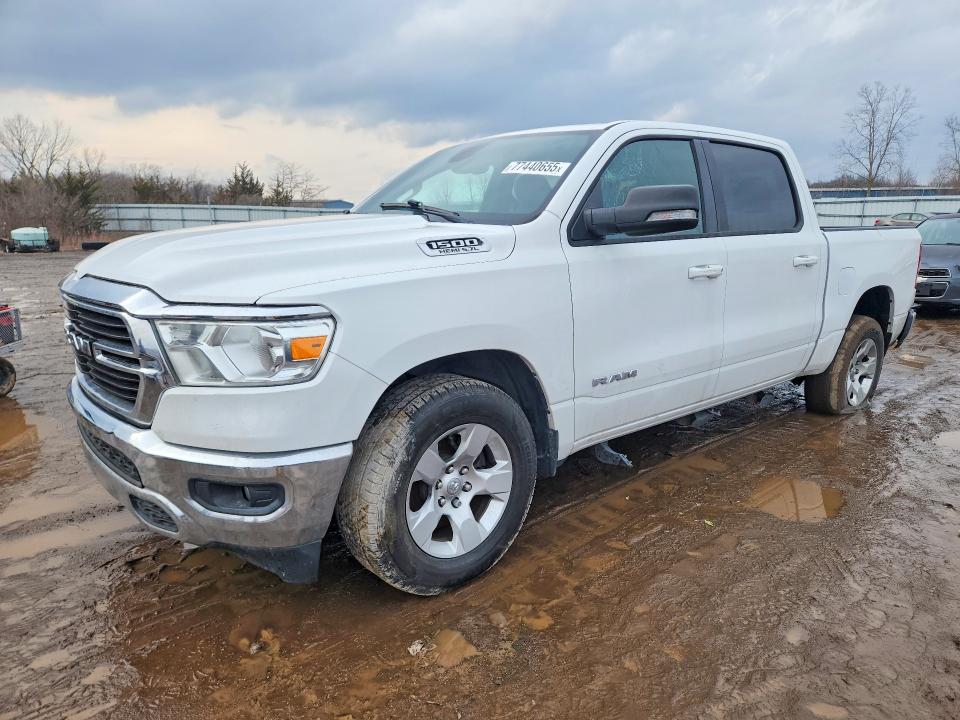 2021 Ram 1500 Big Horn/lone Star მანქანა იყიდება აუქციონზე, vin: 1C6RREFT4MN503347, აუქციონის ნომერი: 77440655