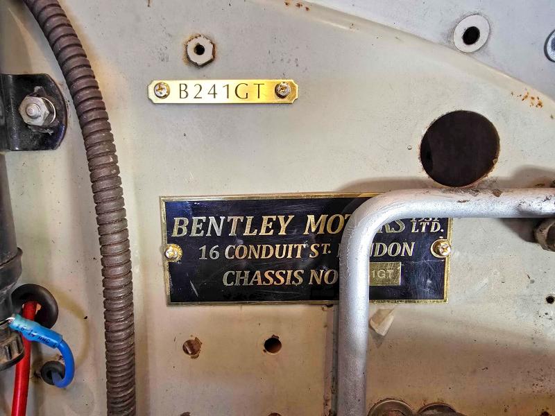 Продаж на аукціоні авто 1950 Bentley Mark 6, vin: B241GT, номер лоту: 77344125