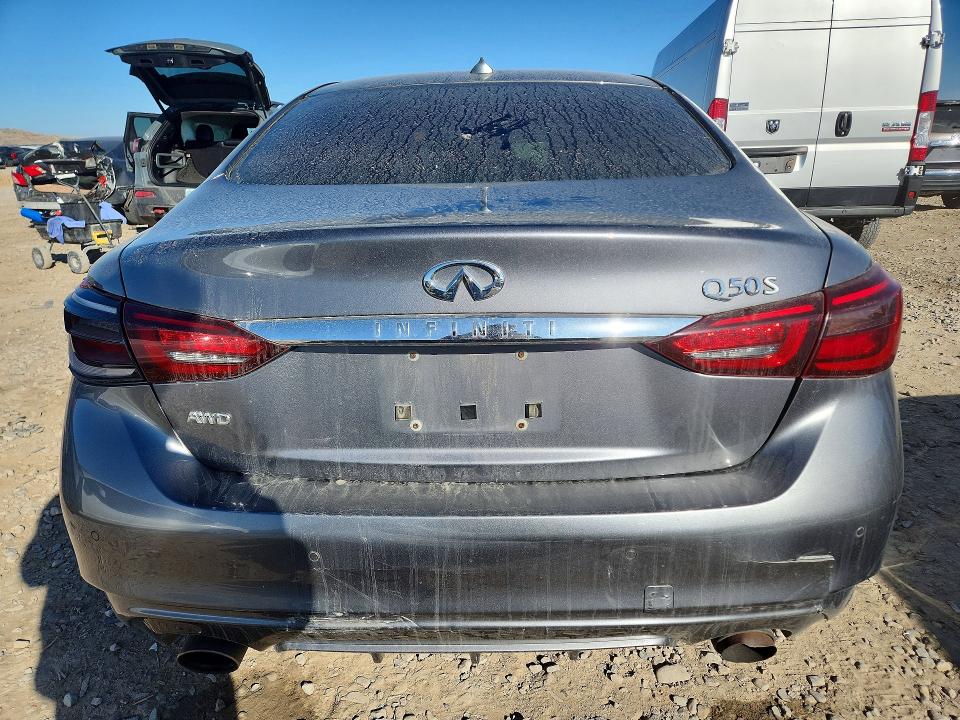 2019 Infiniti Q50 Luxe მანქანა იყიდება აუქციონზე, vin: JN1EV7ARXKM551502, აუქციონის ნომერი: 76744325