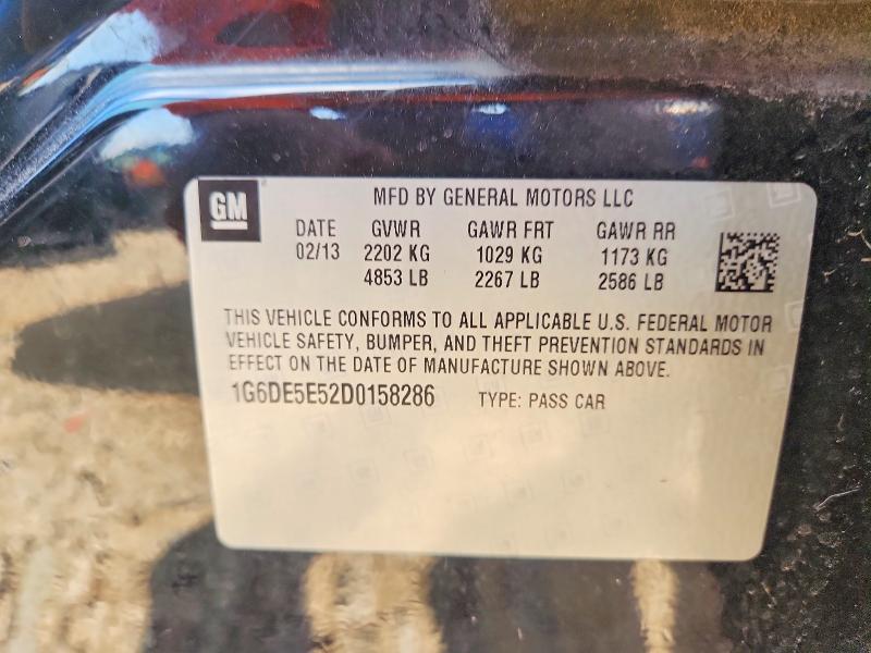 Продаж на аукціоні авто 2013 Cadillac Cts, vin: 1G6DE5E52D0158286, номер лоту: 78429435