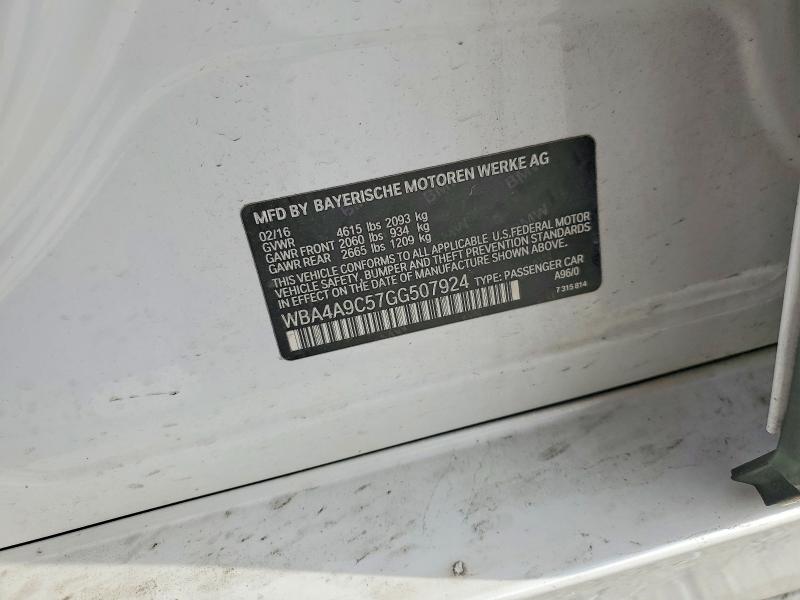 Продажа на аукционе авто 2016 Bmw 428, vin: WBA4A9C57GG507924, номер лота: 77362585
