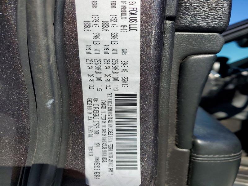 Продаж на аукціоні авто 2020 Jeep Grand Cherokee, vin: 1C4RJEBG6LC117922, номер лоту: 75675905