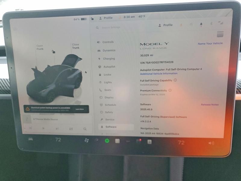 2024 Tesla Model Y მანქანა იყიდება აუქციონზე, vin: 7SAYGDED7RF154028, აუქციონის ნომერი: 78091335