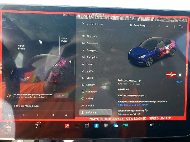 Продажа на аукционе авто 2024 Tesla Model Y, vin: 7SAYGDED4RF092443, номер лота: 78254075