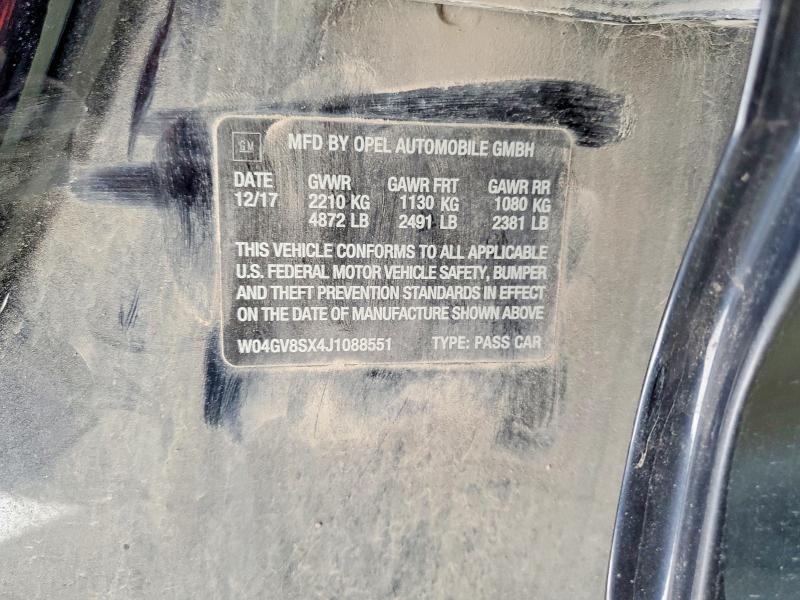Продаж на аукціоні авто 2018 Buick Regal Tourx, vin: W04GV8SX4J1088551, номер лоту: 79167345