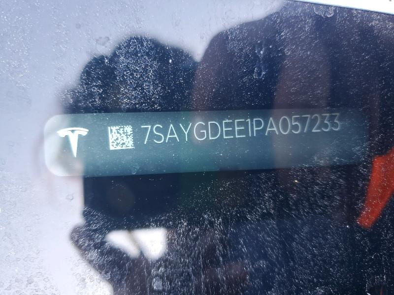 Продажа на аукционе авто 2023 Tesla Model Y, vin: 7SAYGDEE1PA057233, номер лота: 75811155