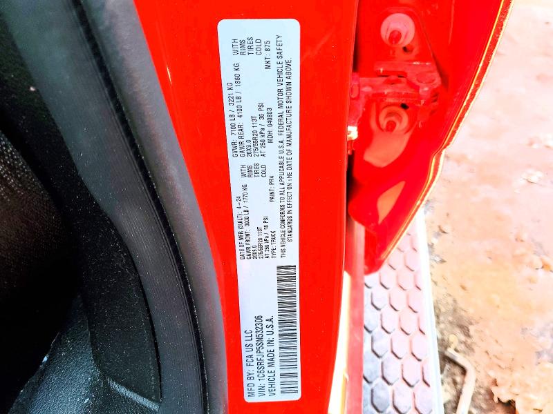 Продаж на аукціоні авто 2025 Ram 1500, vin: 1C6SRFJP5SN532306, номер лоту: 76378735