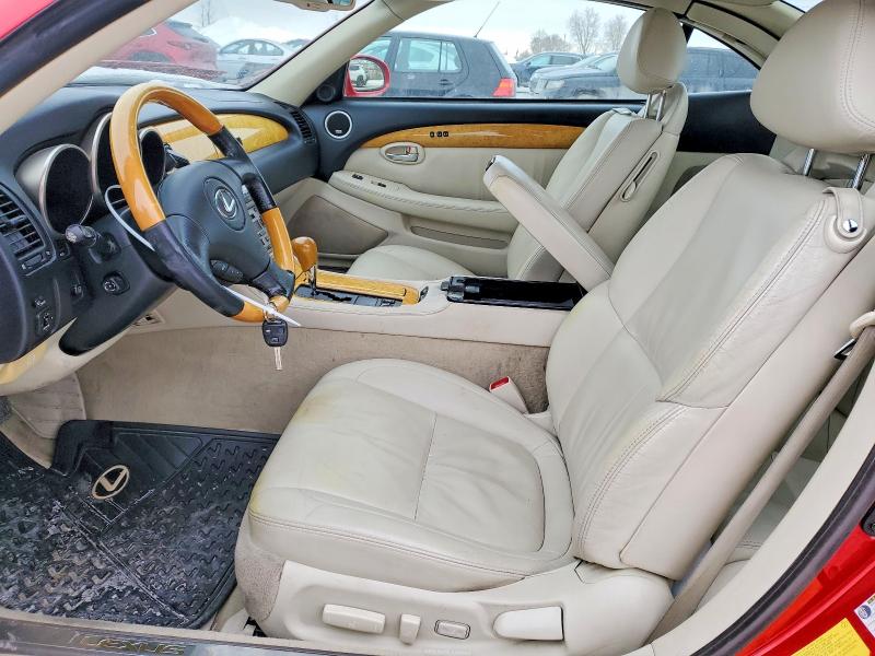 2005 Lexus Sc 430 მანქანა იყიდება აუქციონზე, vin: JTHFN48Y650066457, აუქციონის ნომერი: 78150145