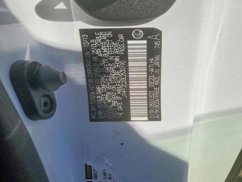 Aukcja sprzedaży 2014 Lexus Is 250c, vin: JTHFF2C20E2530190, numer aukcji: 78078905