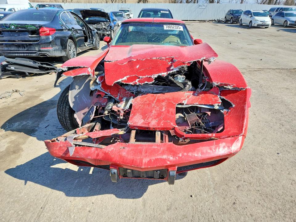 78052325 :رقم المزاد ، 1Z37L7S438200 vin ، 1977 Chevrolet Corvette مزاد بيع