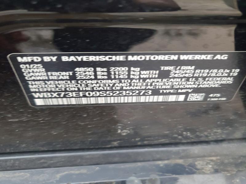 Продаж на аукціоні авто 2025 Bmw X1, vin: WBX73EF09S5235273, номер лоту: 77748875