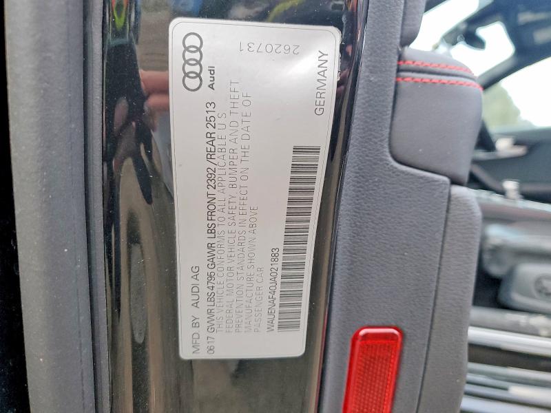 76056675 :رقم المزاد ، WAUENAF40JA021883 vin ، 2018 Audi A4 مزاد بيع