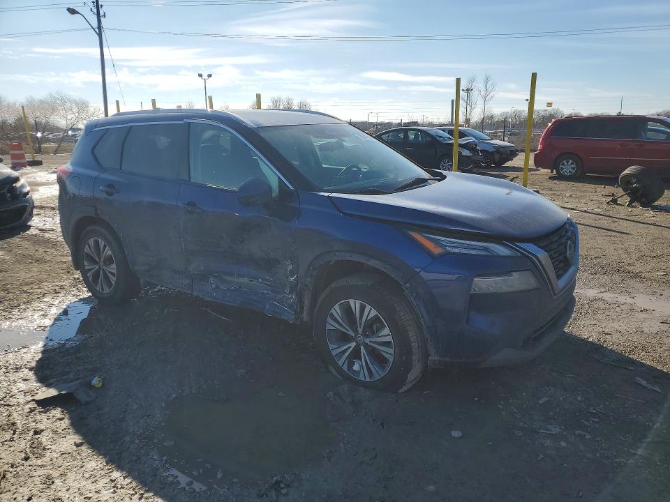 76589805 :رقم المزاد ، 5N1AT3BB0MC850383 vin ، 2021 Nissan Rogue مزاد بيع