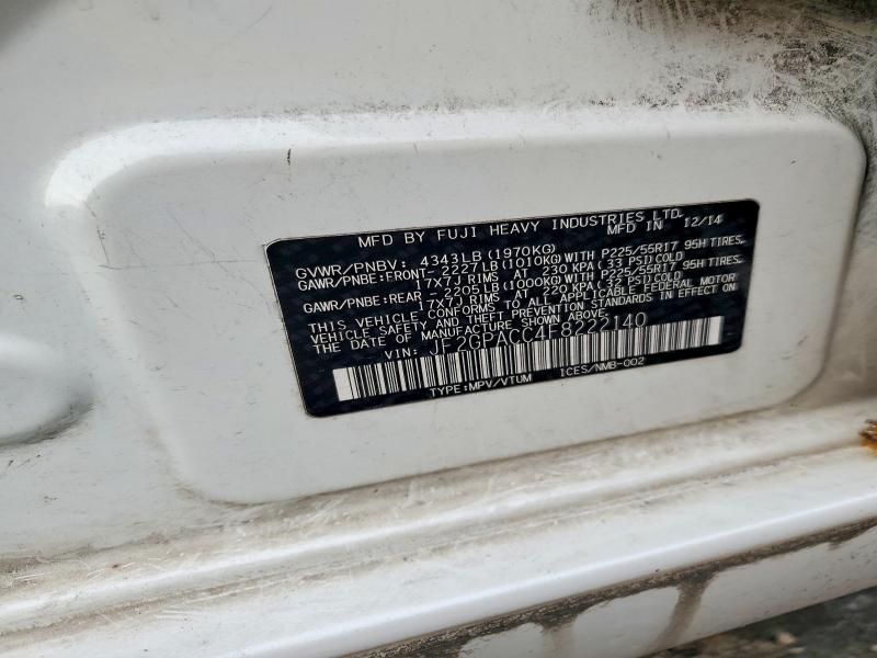 Продажа на аукционе авто 2015 Subaru Xv Crosstrek, vin: JF2GPACC4F8222140, номер лота: 76220415