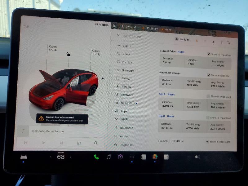 Продажа на аукционе авто 2023 Tesla Model Y, vin: 7SAYGDEEXPF912093, номер лота: 75765075