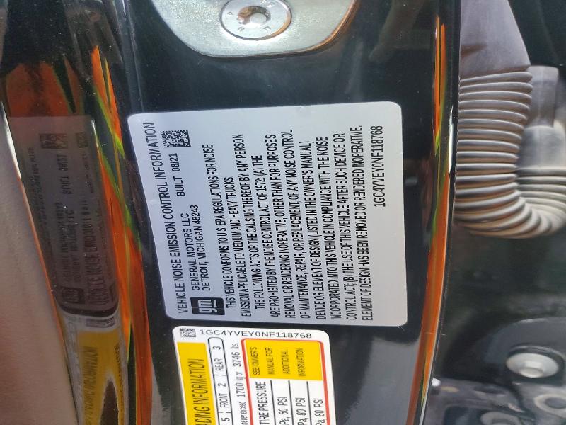 Продажа на аукционе авто 2022 Chevrolet Silverado, vin: 1GC4YVEY0NF118768, номер лота: 78710315