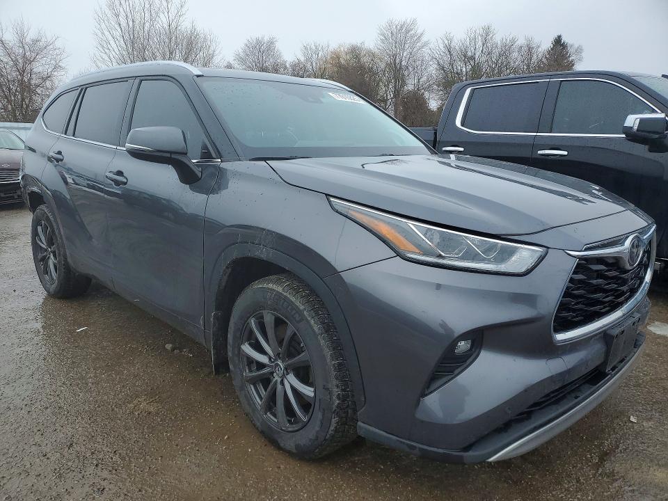 2021 Toyota Highlander მანქანა იყიდება აუქციონზე, vin: 5TDFZRBH5MS107801, აუქციონის ნომერი: 77015825