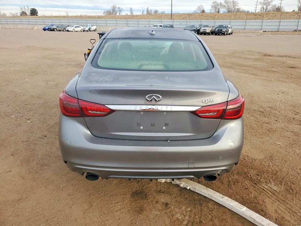2018 Infiniti Q50 მანქანა იყიდება აუქციონზე, vin: JN1EV7AP2JM365014, აუქციონის ნომერი: 77084315