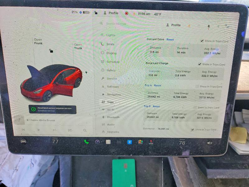 Продаж на аукціоні авто 2021 Tesla Model 3, vin: 5YJ3E1EB8MF054958, номер лоту: 77225505