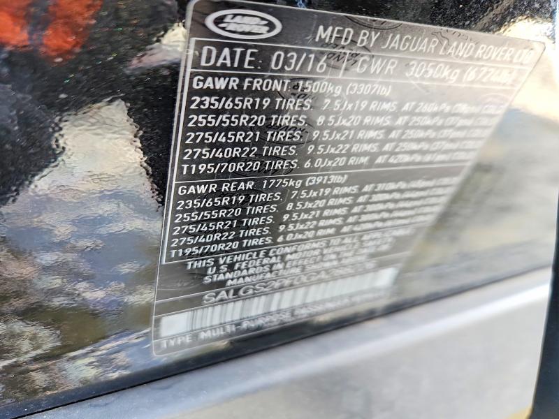 Продажа на аукционе авто 2016 Land Rover Range Rover, vin: SALGS2PF0GA288226, номер лота: 75304595