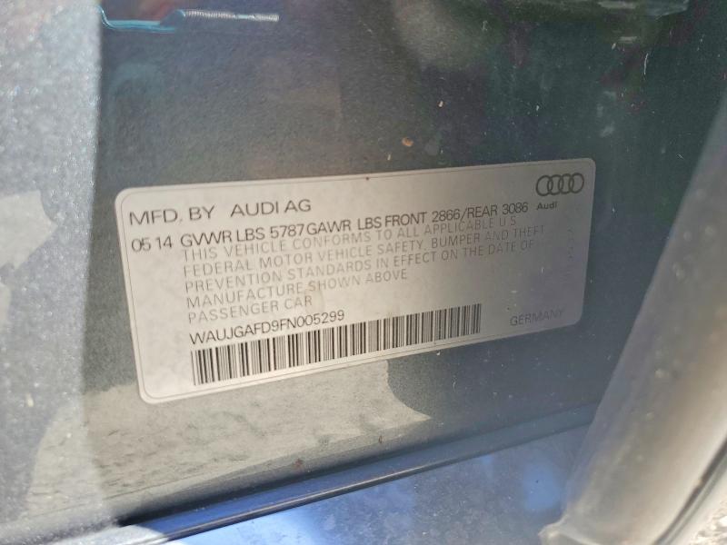 2015 Audi A8 მანქანა იყიდება აუქციონზე, vin: WAUJGAFD9FN005299, აუქციონის ნომერი: 78552745