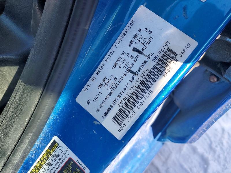 77188905 :رقم المزاد ، JM1BL1L77C1553256 vin ، 2012 Mazda 3 مزاد بيع