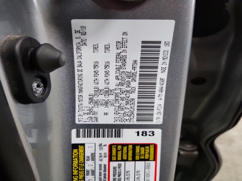 2018 Toyota Tacoma მანქანა იყიდება აუქციონზე, vin: 3TMCZ5AN3JM136390, აუქციონის ნომერი: 79284665