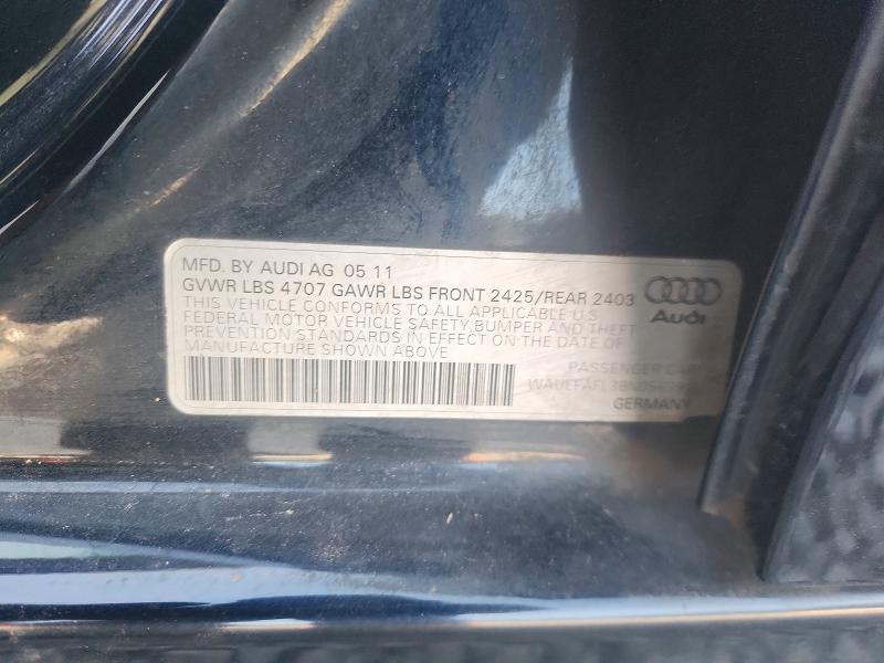 Aukcja sprzedaży 2011 Audi A4, vin: WAUEFAFL3BN056397, numer aukcji: 78473635