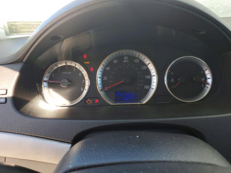 2009 Hyundai Sonata Gls მანქანა იყიდება აუქციონზე, vin: 5NPET46C89H561990, აუქციონის ნომერი: 78298075
