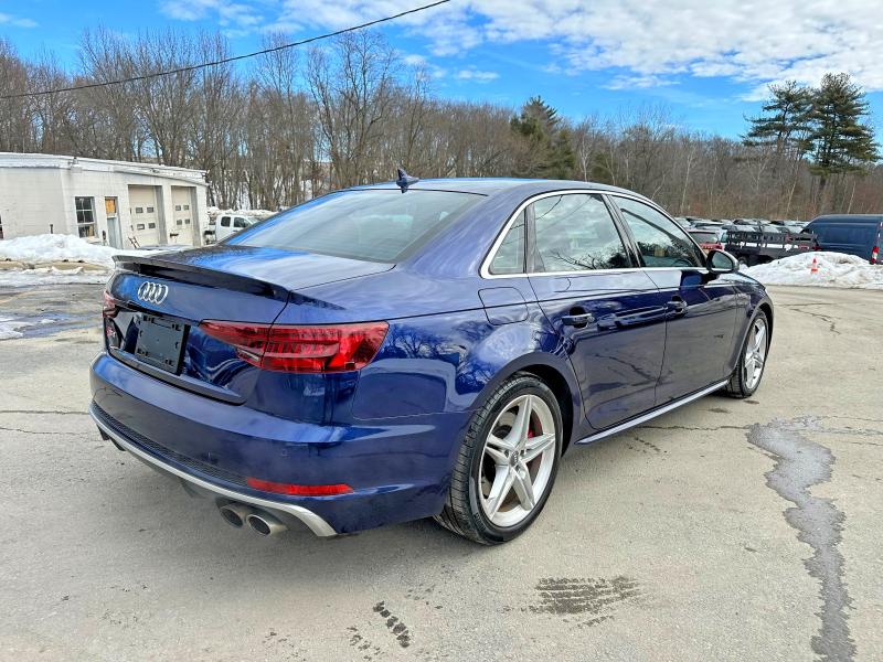 2018 Audi S4 მანქანა იყიდება აუქციონზე, vin: WAUC4AF44JA234040, აუქციონის ნომერი: 78500845