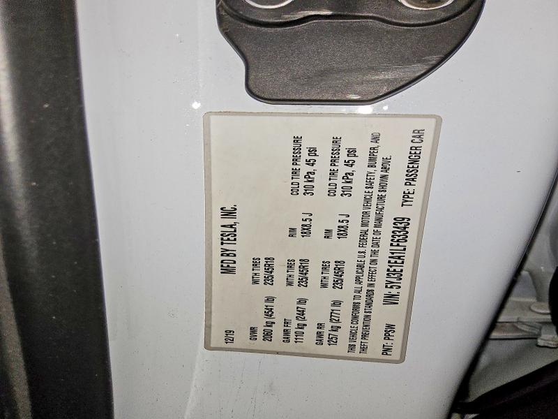 Aukcja sprzedaży 2020 Tesla Model 3, vin: 5YJ3E1EA1LF633439, numer aukcji: 78690905