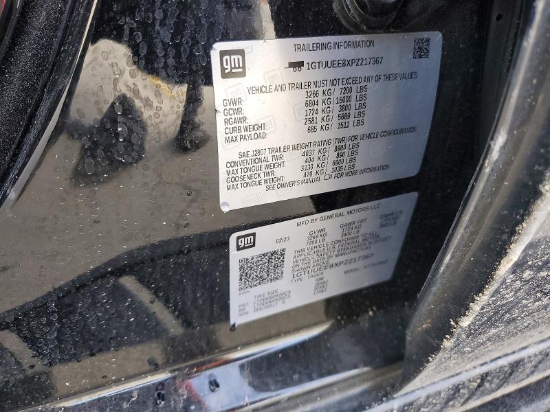 2023 Gmc Sierra მანქანა იყიდება აუქციონზე, vin: 1GTUUEE8XPZ217367, აუქციონის ნომერი: 77354715