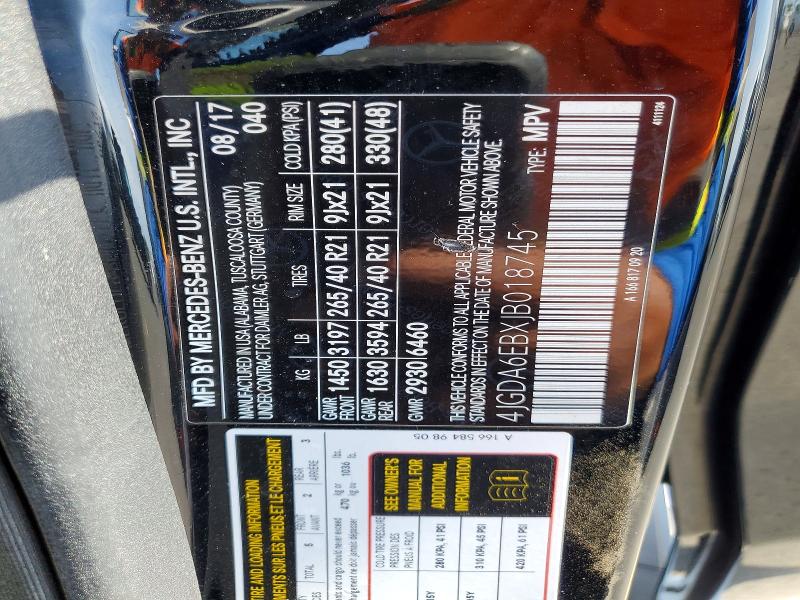 79586665 :رقم المزاد ، 4JGDA6EBXJB018745 vin ، 2018 Mercedes-benz Gle مزاد بيع