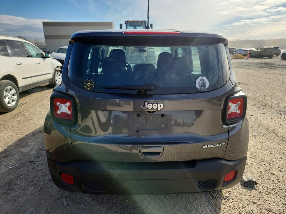 2018 Jeep Renegade მანქანა იყიდება აუქციონზე, vin: ZACCJAAB5JPG70364, აუქციონის ნომერი: 79054675