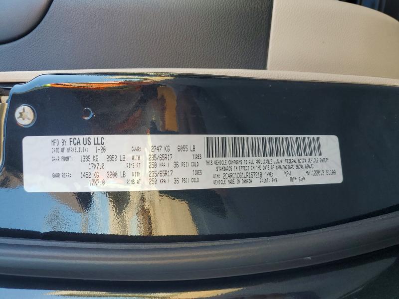 Aukcja sprzedaży 2020 Chrysler Voyager, vin: 2C4RC1DG1LR157218, numer aukcji: 75484905
